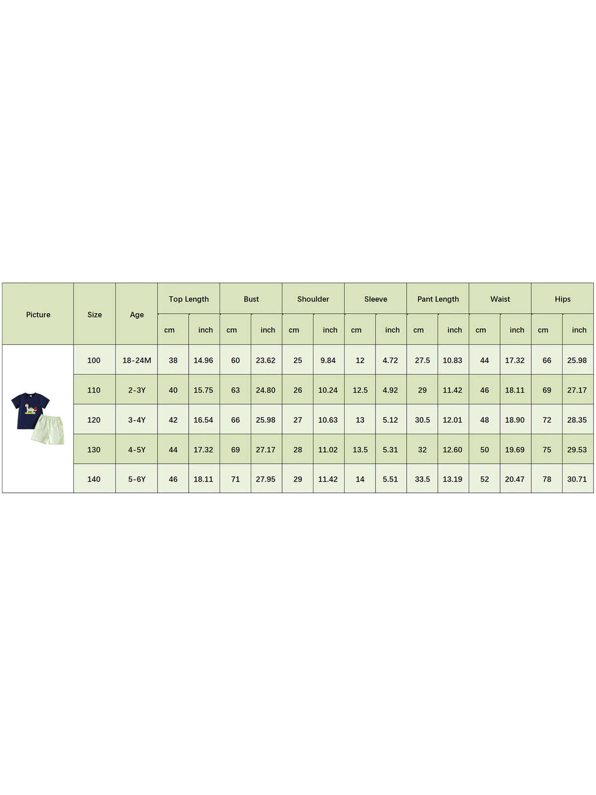 Toddler Boys Dinosaur Embroidery Tshirt And Matching Shorts Set