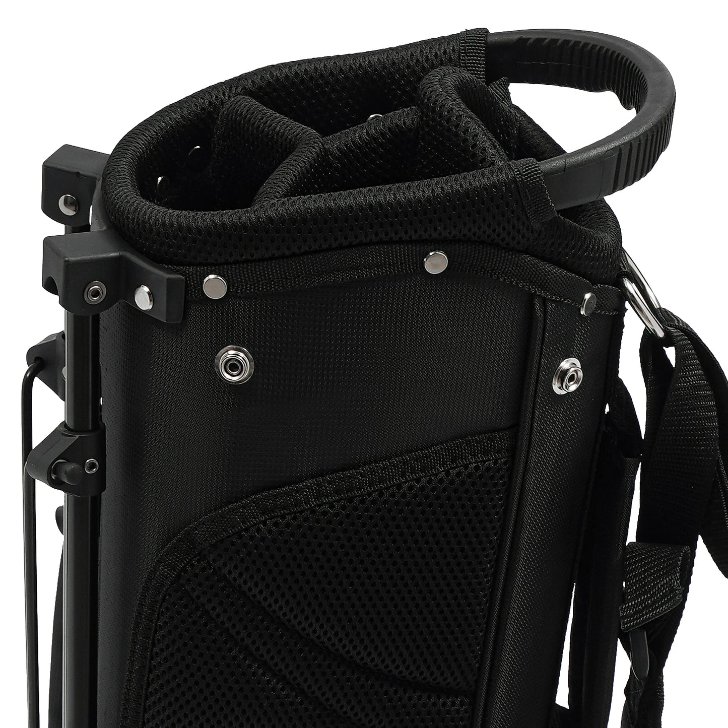 Bymaocar Nylon Portable Golf Stand Bag With 3 Dividers