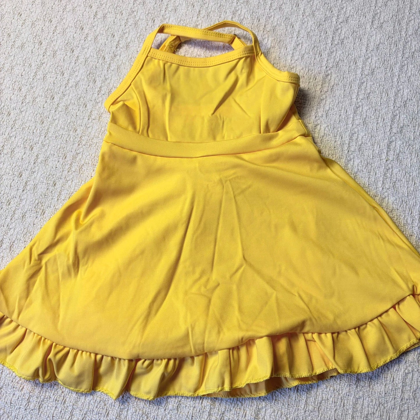 Sibling Baby Girls Knit Knee-Length Active Wear Athletic Dresses Casual Soft Fabric Children's Clothing for Girls