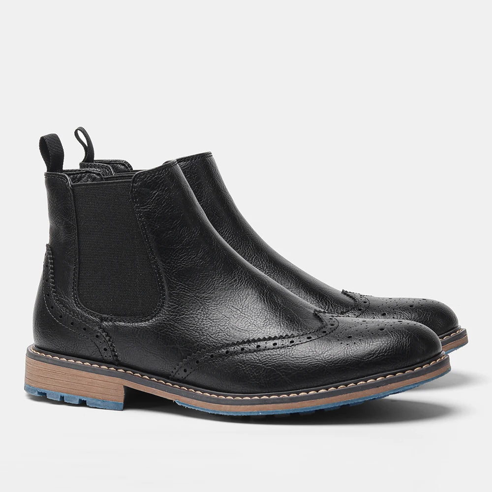 Men Ankle Boots Fashion Brand Comfortable Casual Men Boots