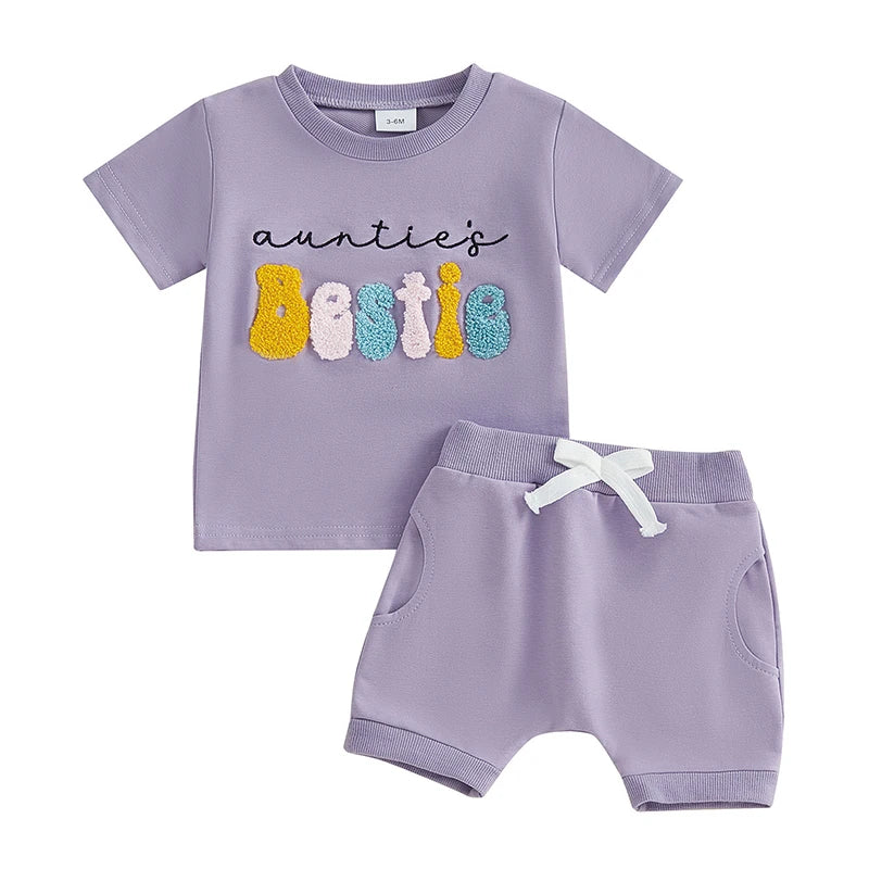 Guangdong CN Adorable Toddler Girls Summer 2 Piece Set