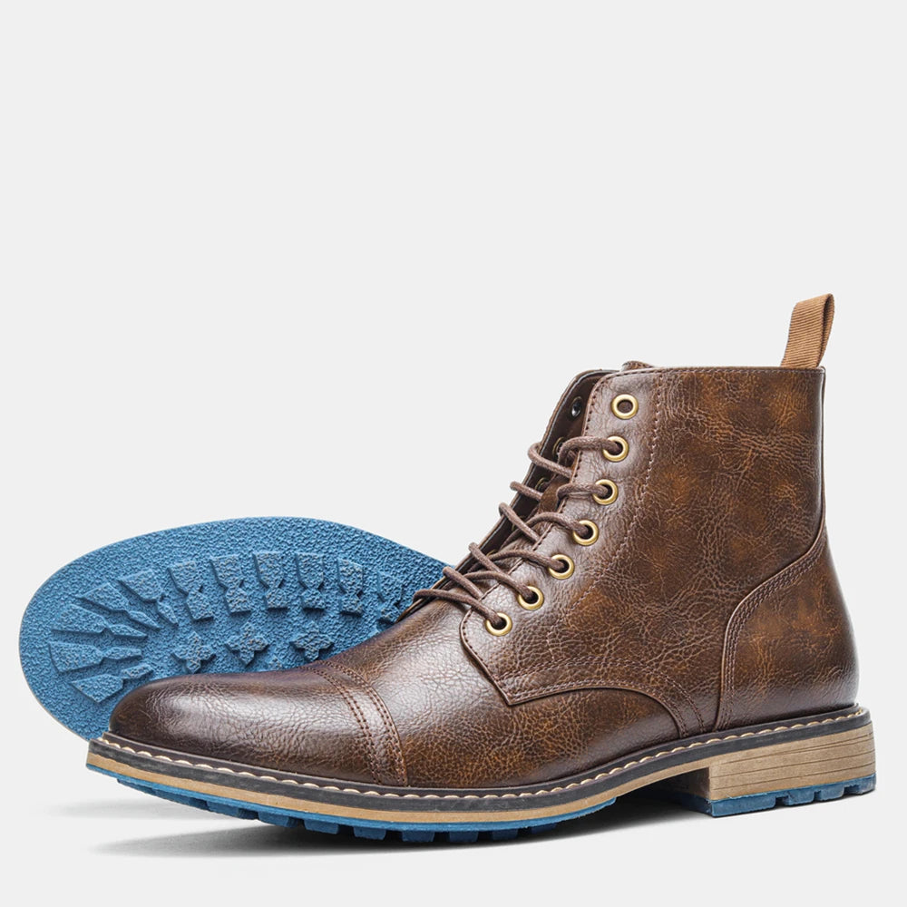Men Ankle Boots Fashion Brand Comfortable Casual Men Boots