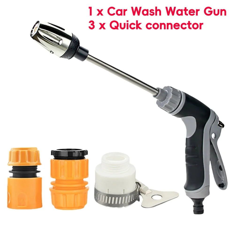 Handheld High Pressure Water Gun Garden Hose Pressure Power Washer Used For Garden Irrigation And Window Cleaning Car Washing