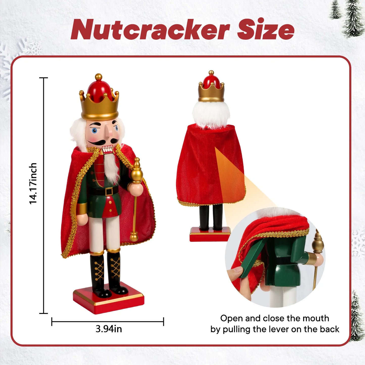 LM1997 Artisan Nutcracker Puppet Wooden Soldier Ornament