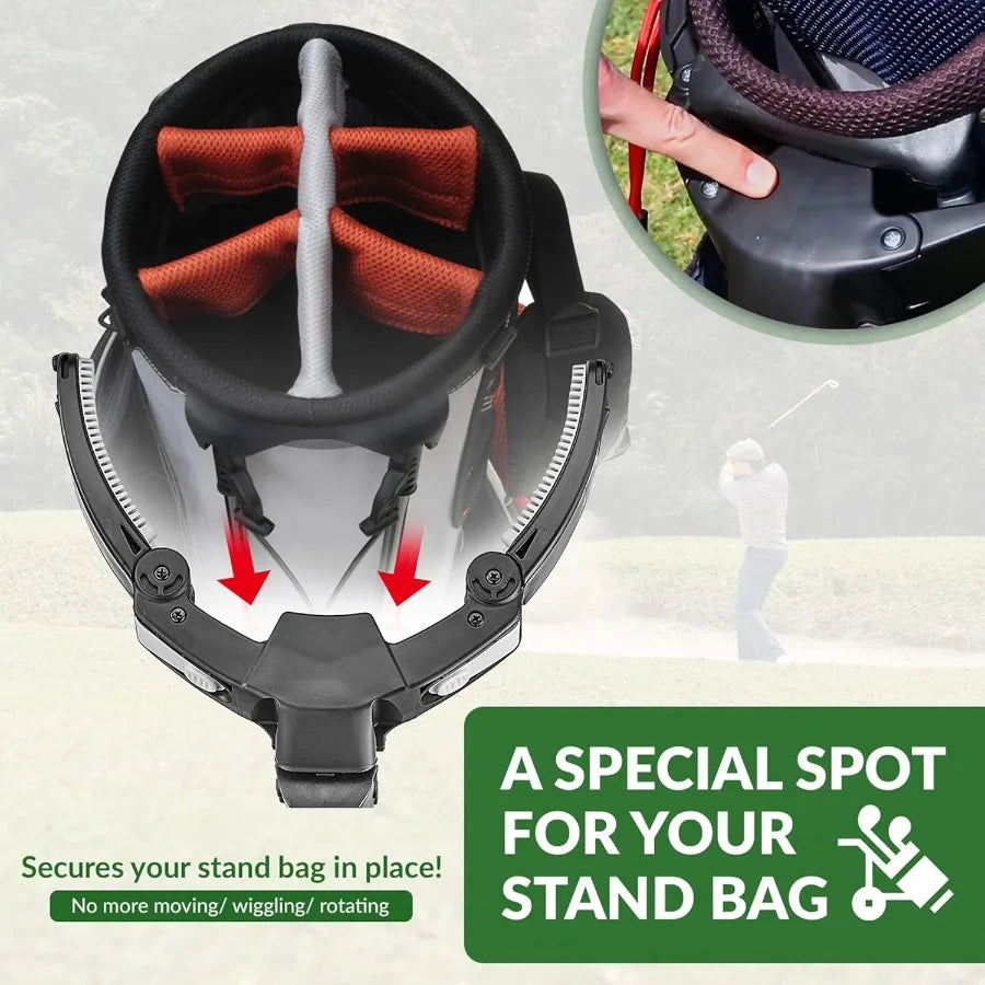 XMSJ CaddyLite EZ V8 Golf Push Cart With Three Wheels