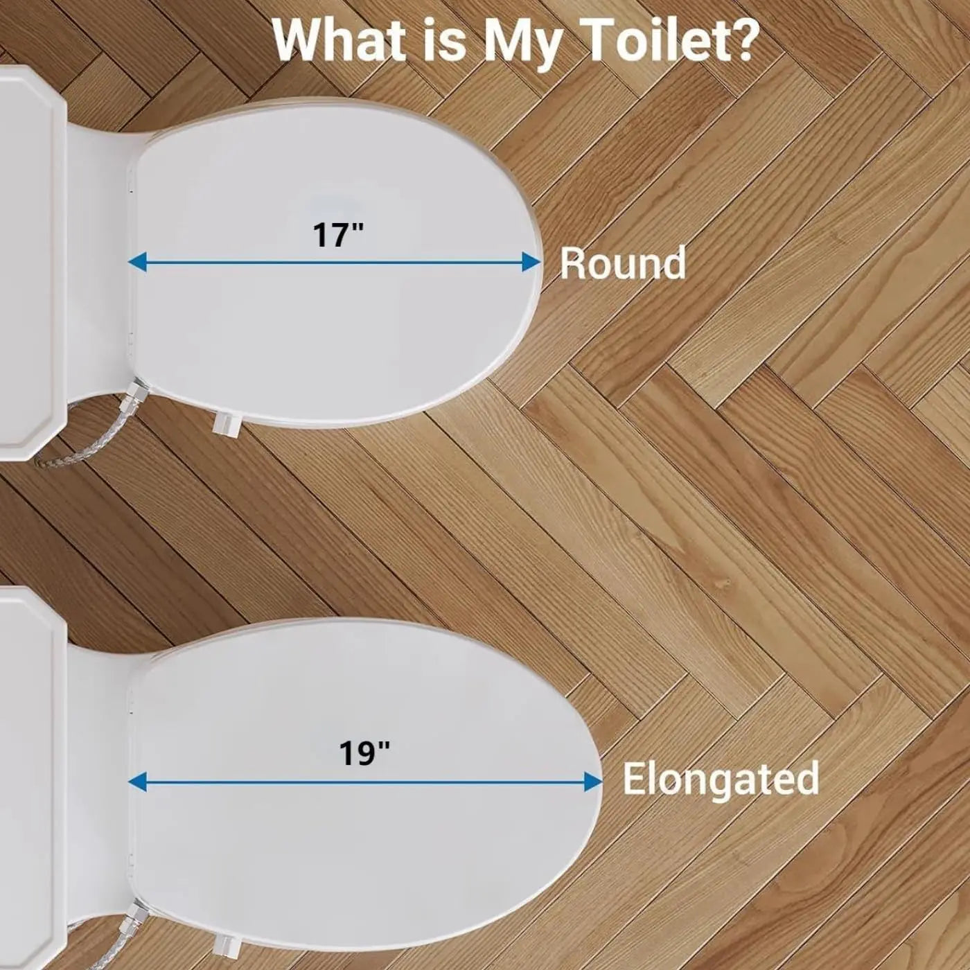 Twister.Ck Premium Non Electric Round Bidet Toilet Seat Dual Nozzle