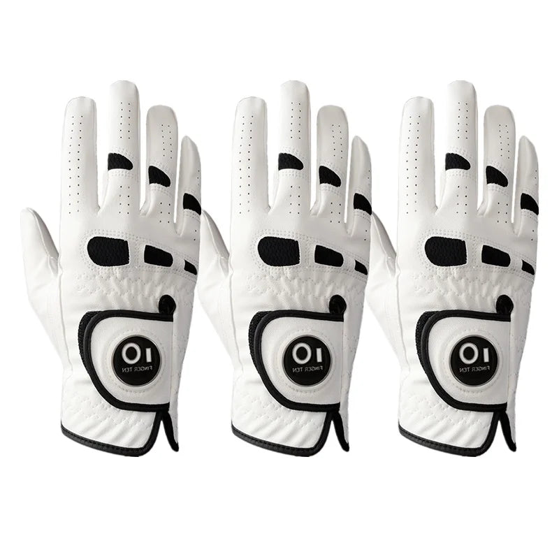 Amy Sport Golf Gloves Men Left Right Handed 3 Pack