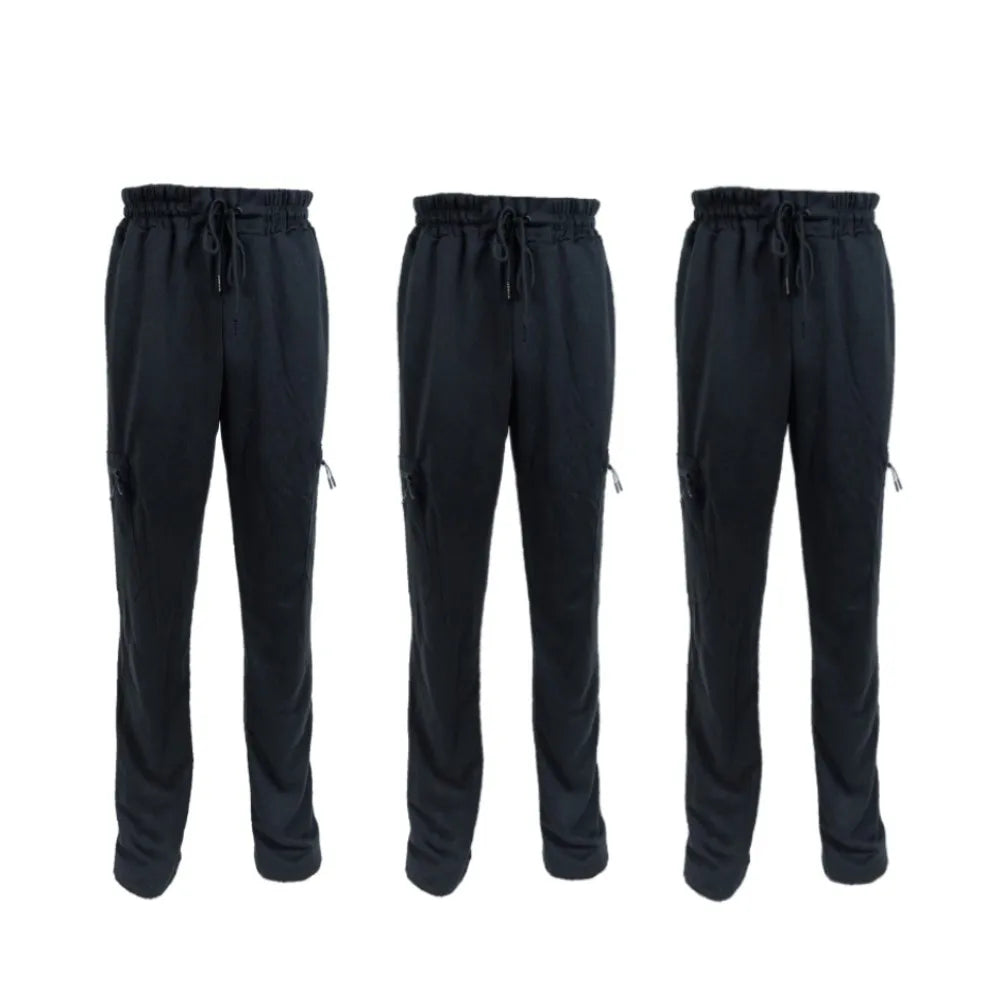 CN Zhejiang 3 Pack Men's Fleece Lined Slim Fit Jogger