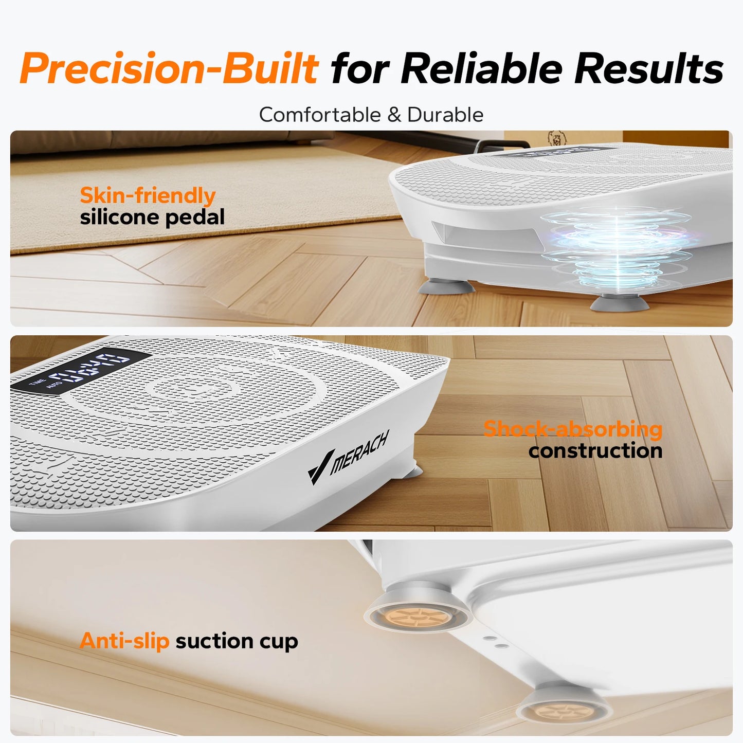 Merach Whole Body Vibration Plate Exercise Machine