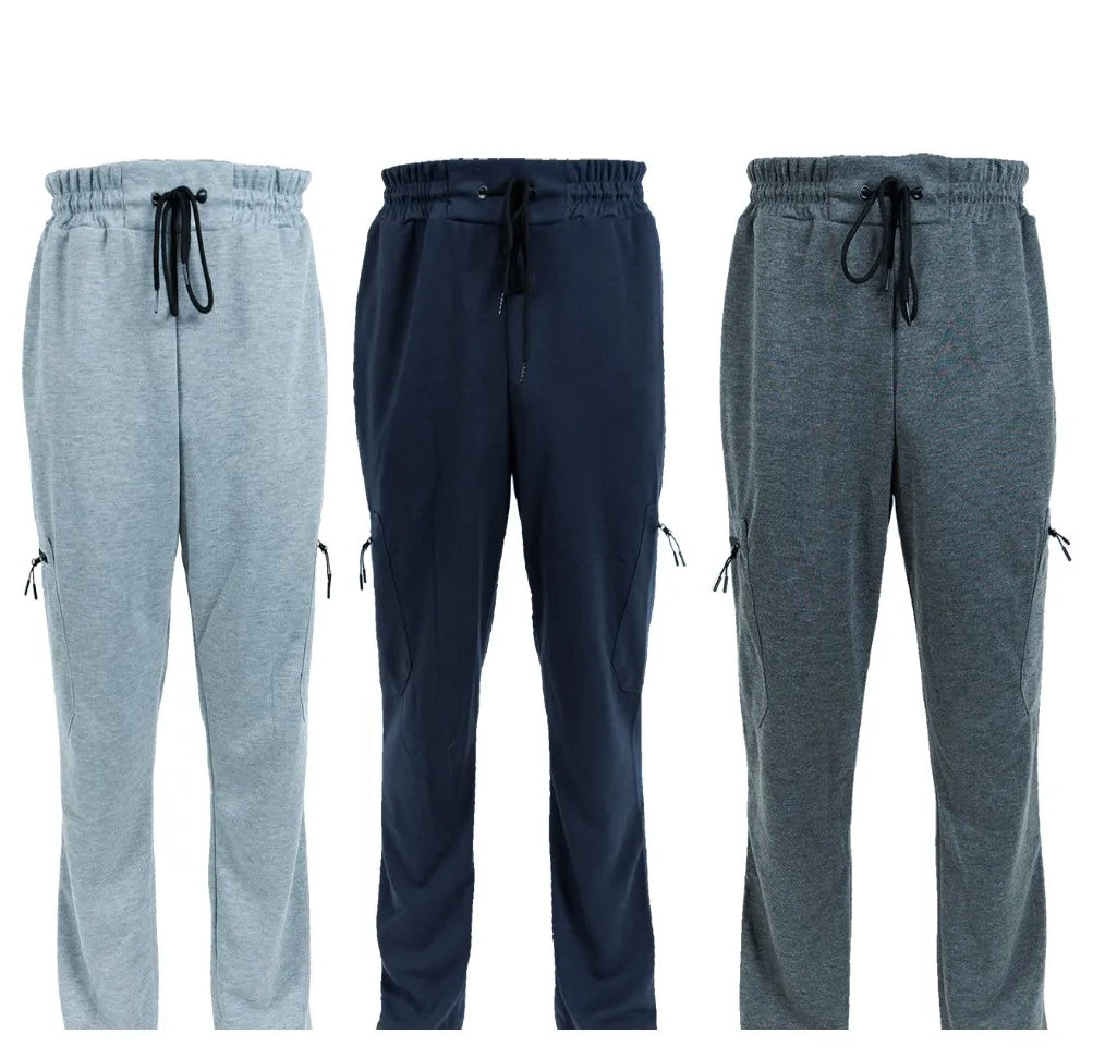 CN Zhejiang 3 Pack Men's Fleece Lined Slim Fit Jogger