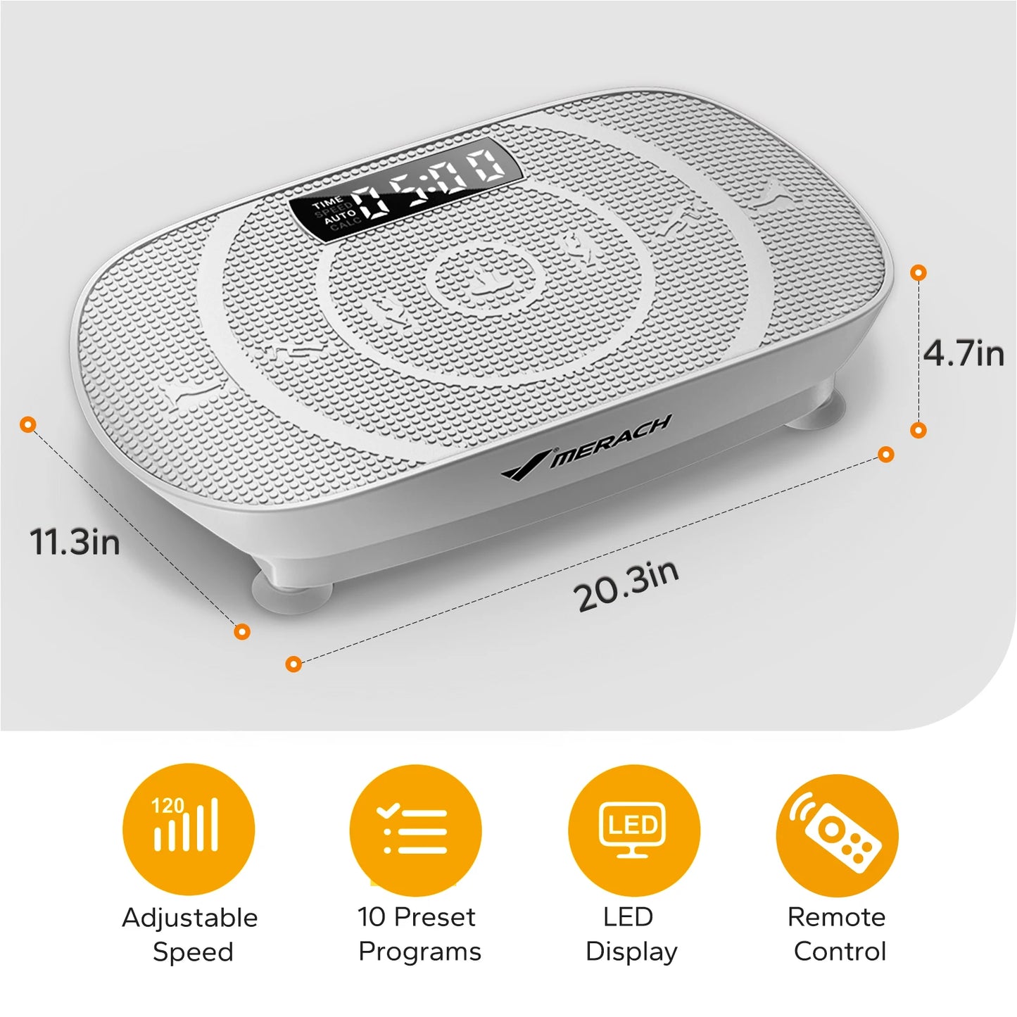 Merach Whole Body Vibration Plate Exercise Machine