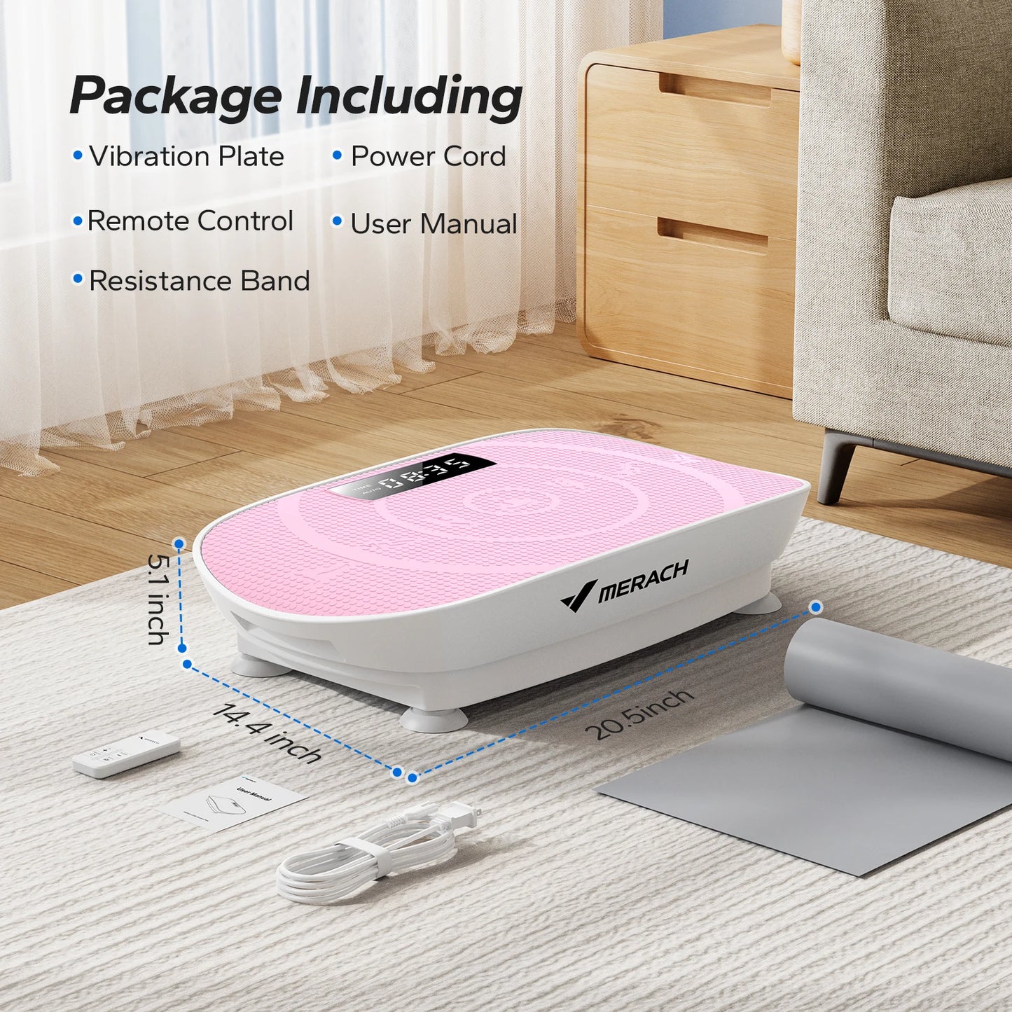 Merach Whole Body Vibration Plate Exercise Machine