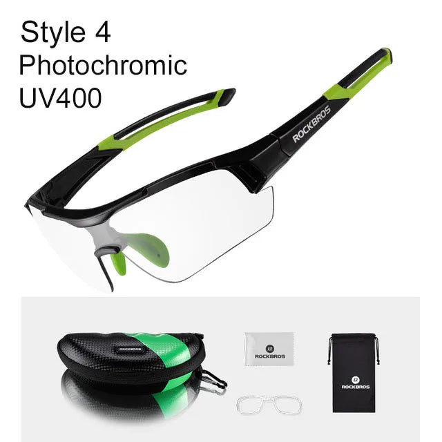 ROCKBROS Photochromic Cycling Sunglasses UV400 for Outdoor Sports