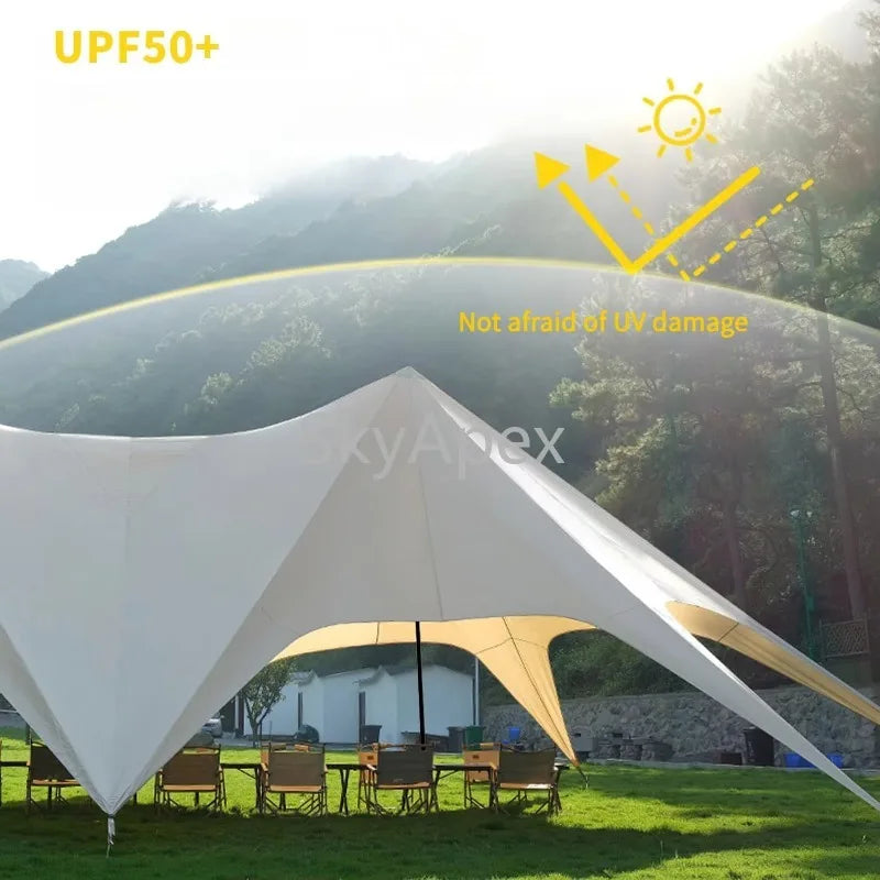10m 15m 20m Durable UV Resistant Waterproof Windproof Heavy Duty Outdoor Sun Shade  Marquee Party Canopy Tent for Wedding Events