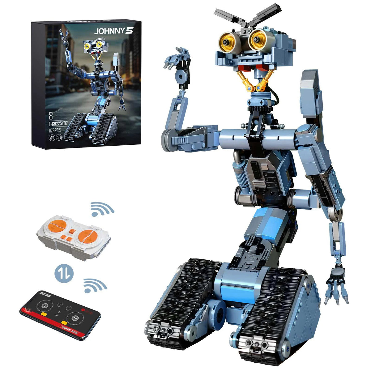 Johnny 5 Robot Building Blocks Set Inspired By Short Circuit