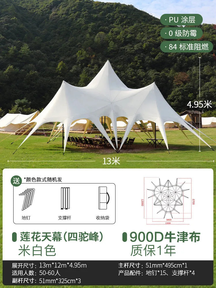 10m 15m 20m Durable UV Resistant Waterproof Windproof Heavy Duty Outdoor Sun Shade  Marquee Party Canopy Tent for Wedding Events