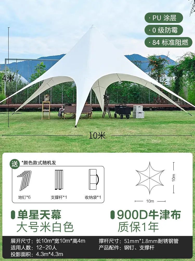 10m 15m 20m Durable UV Resistant Waterproof Windproof Heavy Duty Outdoor Sun Shade  Marquee Party Canopy Tent for Wedding Events