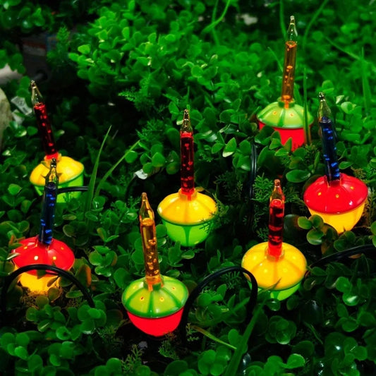 Joyfy 7 Bubble Christmas String Light Vintage Decorations