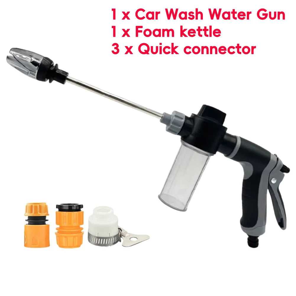 Handheld High Pressure Water Gun Garden Hose Pressure Power Washer Used For Garden Irrigation And Window Cleaning Car Washing