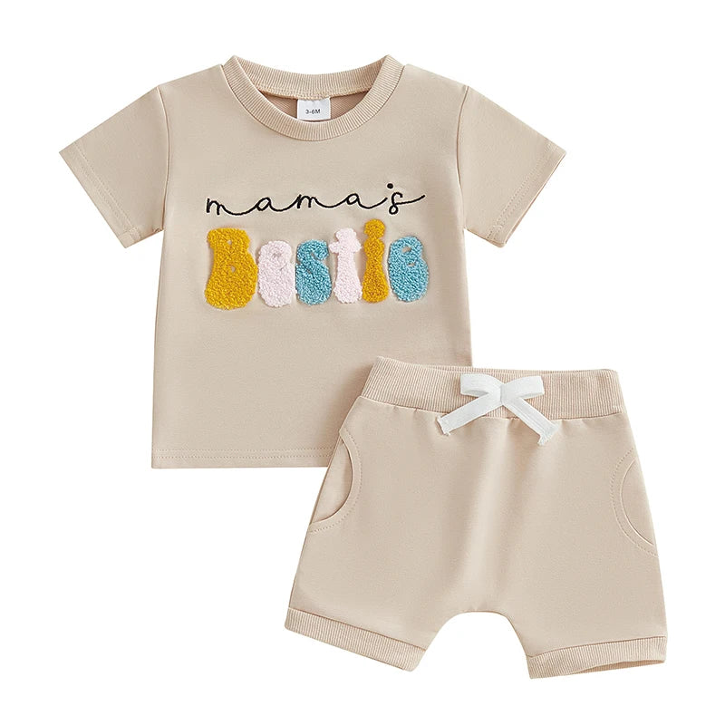 Guangdong CN Adorable Toddler Girls Summer 2 Piece Set