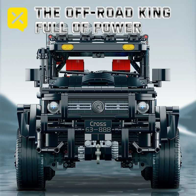 KAVOWORLD Off Road Truck Building Blocks With Suspension Gearbox