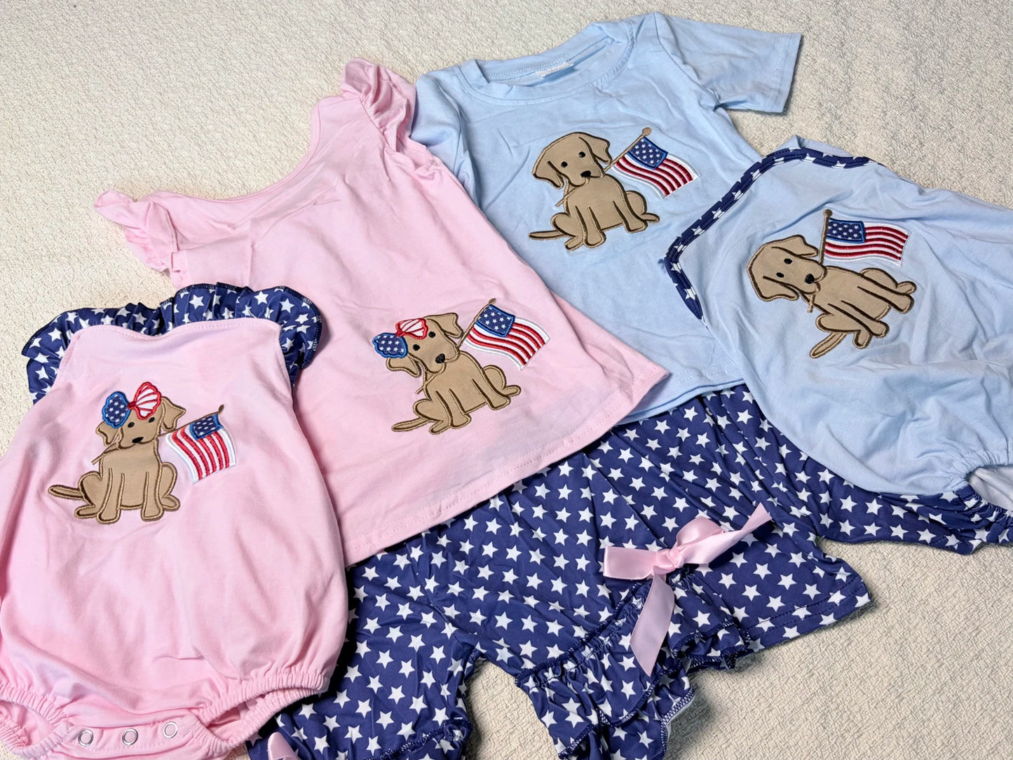 Patriotic Fourth Of July Matching Outfits For Kids And Pets
