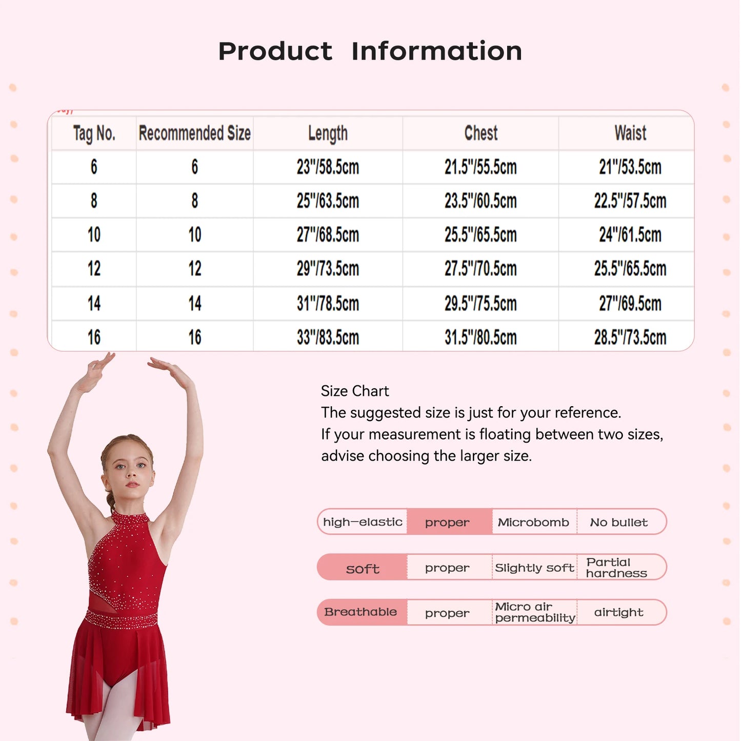 NONECN Girls Rhinestone Halter Ice Skating Dress Skirted Leotard Dancewear