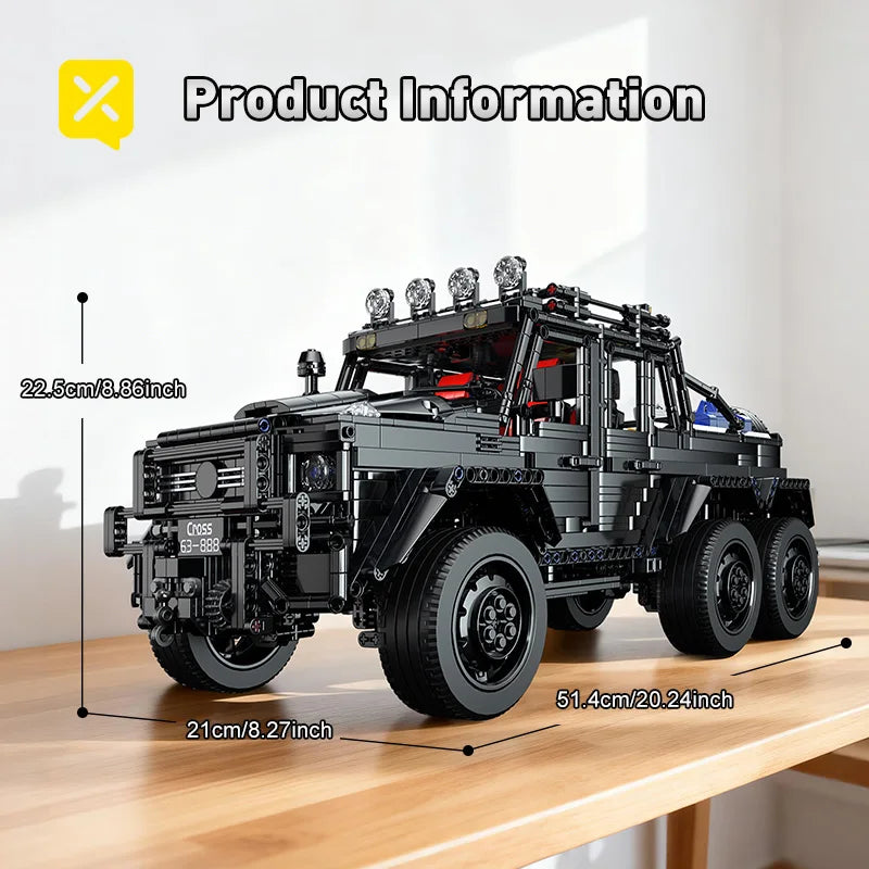 KAVOWORLD Off Road Truck Building Blocks With Suspension Gearbox