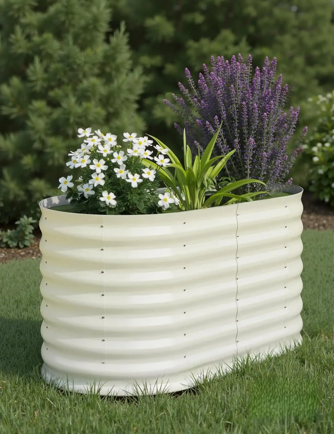 TWISTER.CK Galvanized Raised Garden Bed Kit