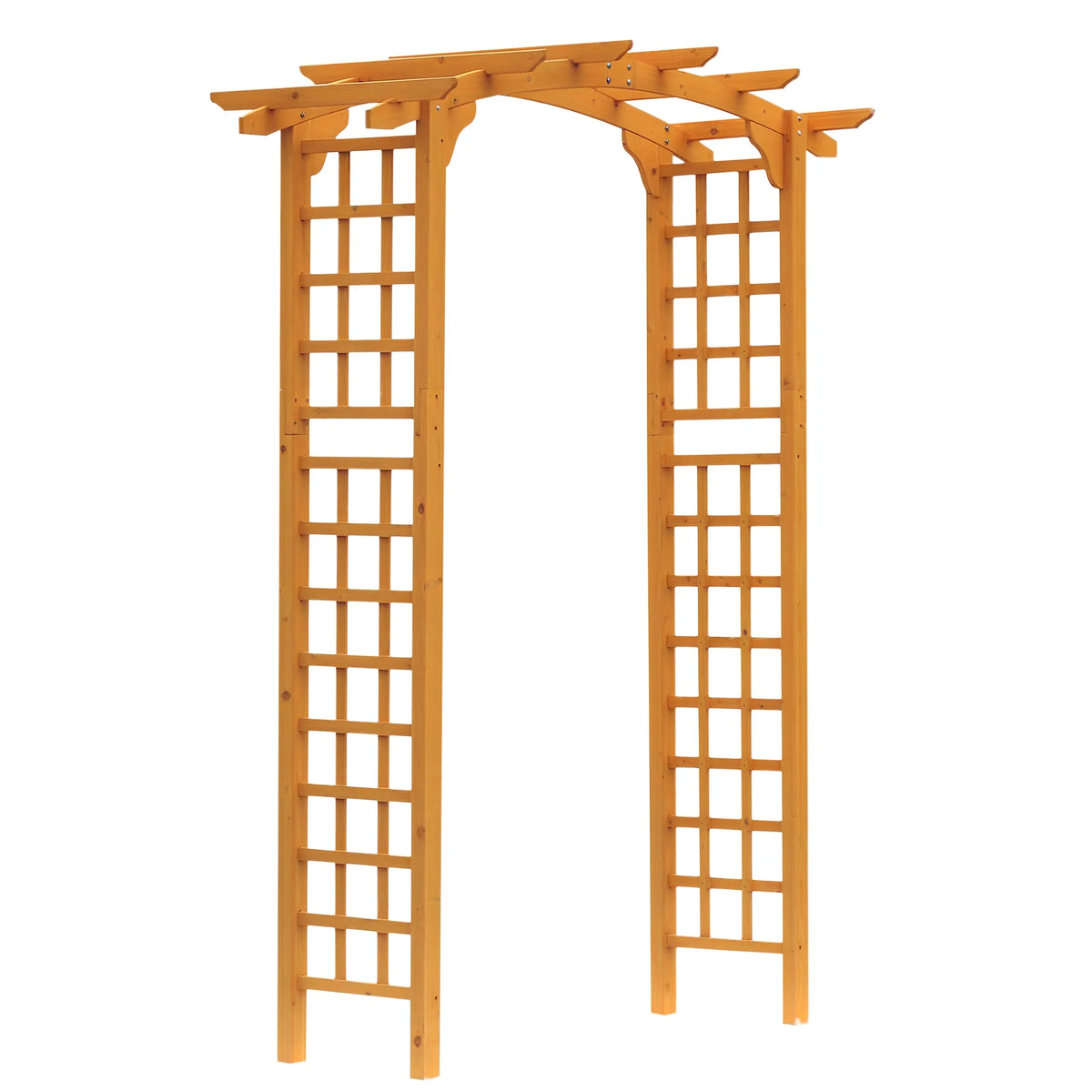 Outsunny Wooden Garden Arch For Outdoor Wedding Decor
