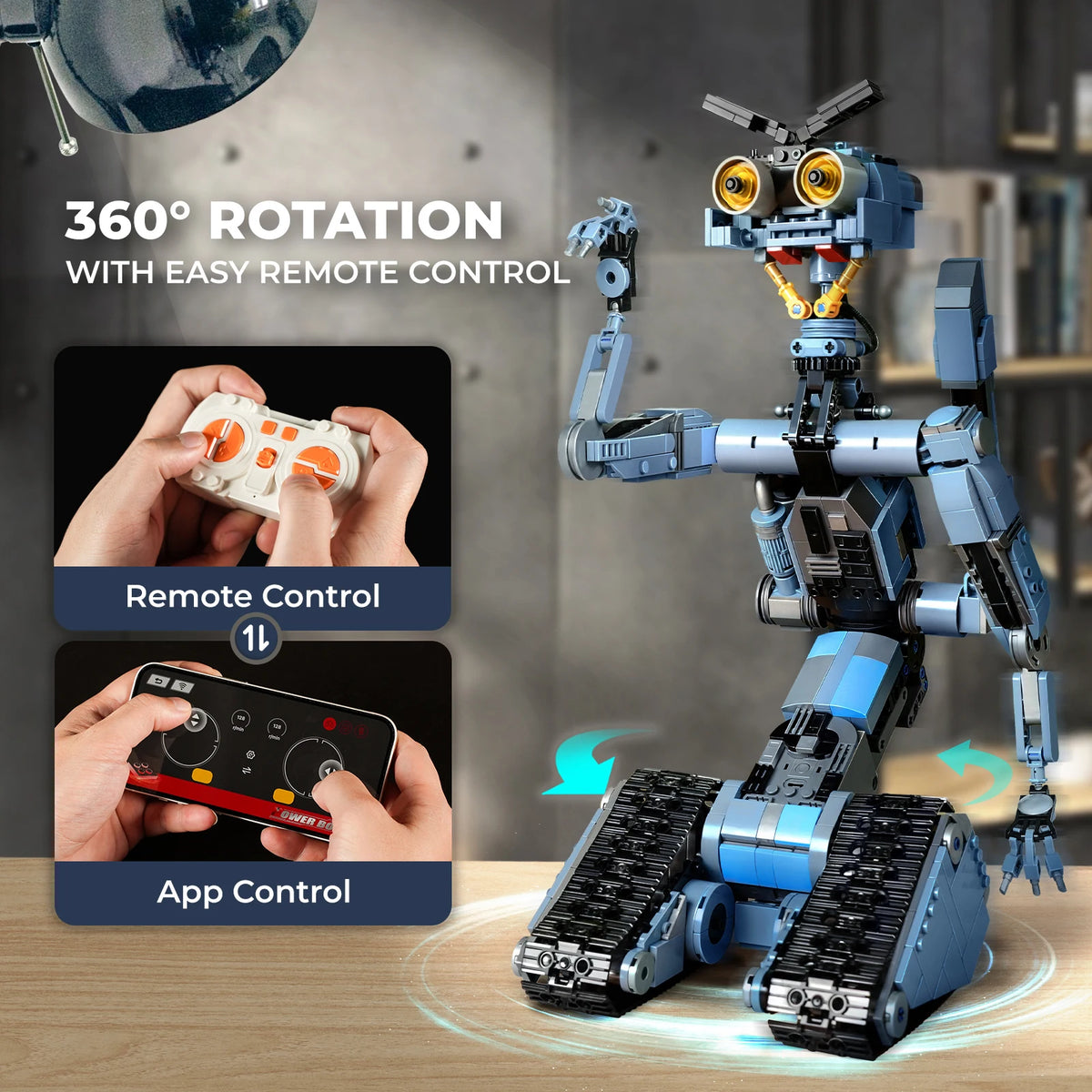 Johnny 5 Robot Building Blocks Set Inspired By Short Circuit