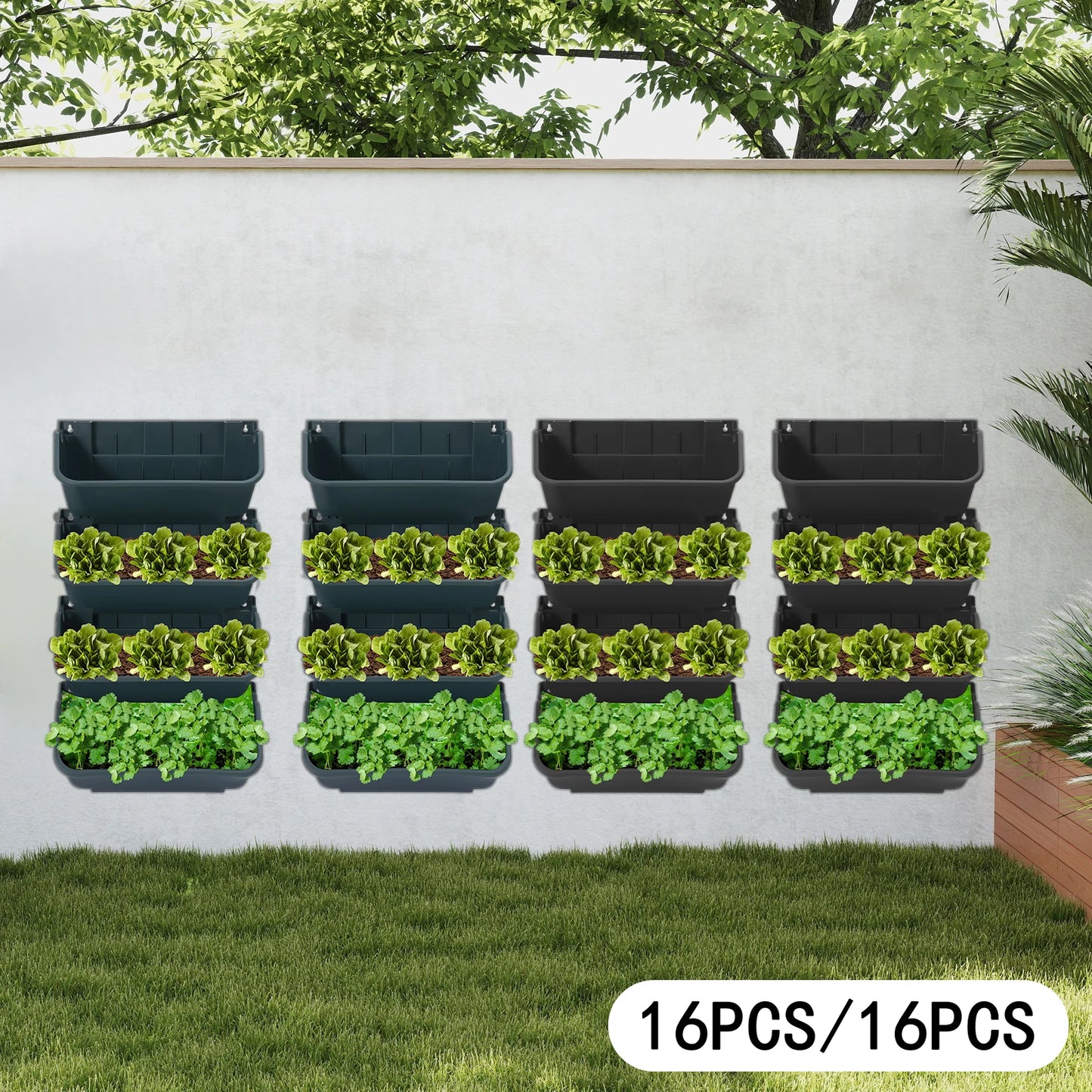 Vertical Hanging Garden Planter Wall Mounted Self Watering