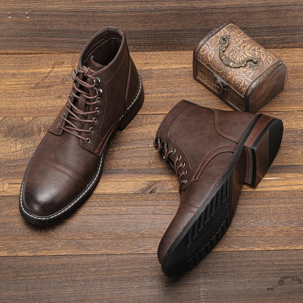 Size 8~13 Classical Men Boots Fashion Comfortable Ankle Boots For Men