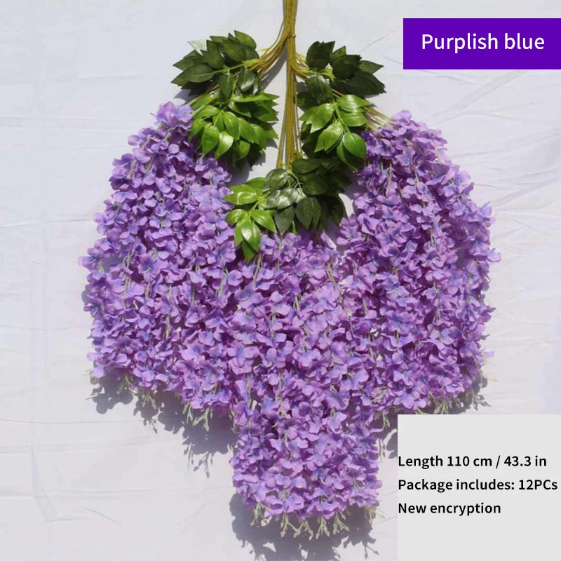 Guangdong Artificial Wisteria Garland for Wedding and Home Decor