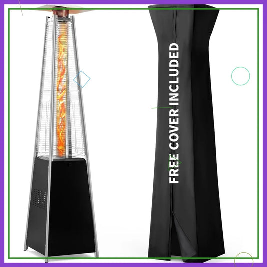 48,000 BTU Outdoor Patio Heater With Cover