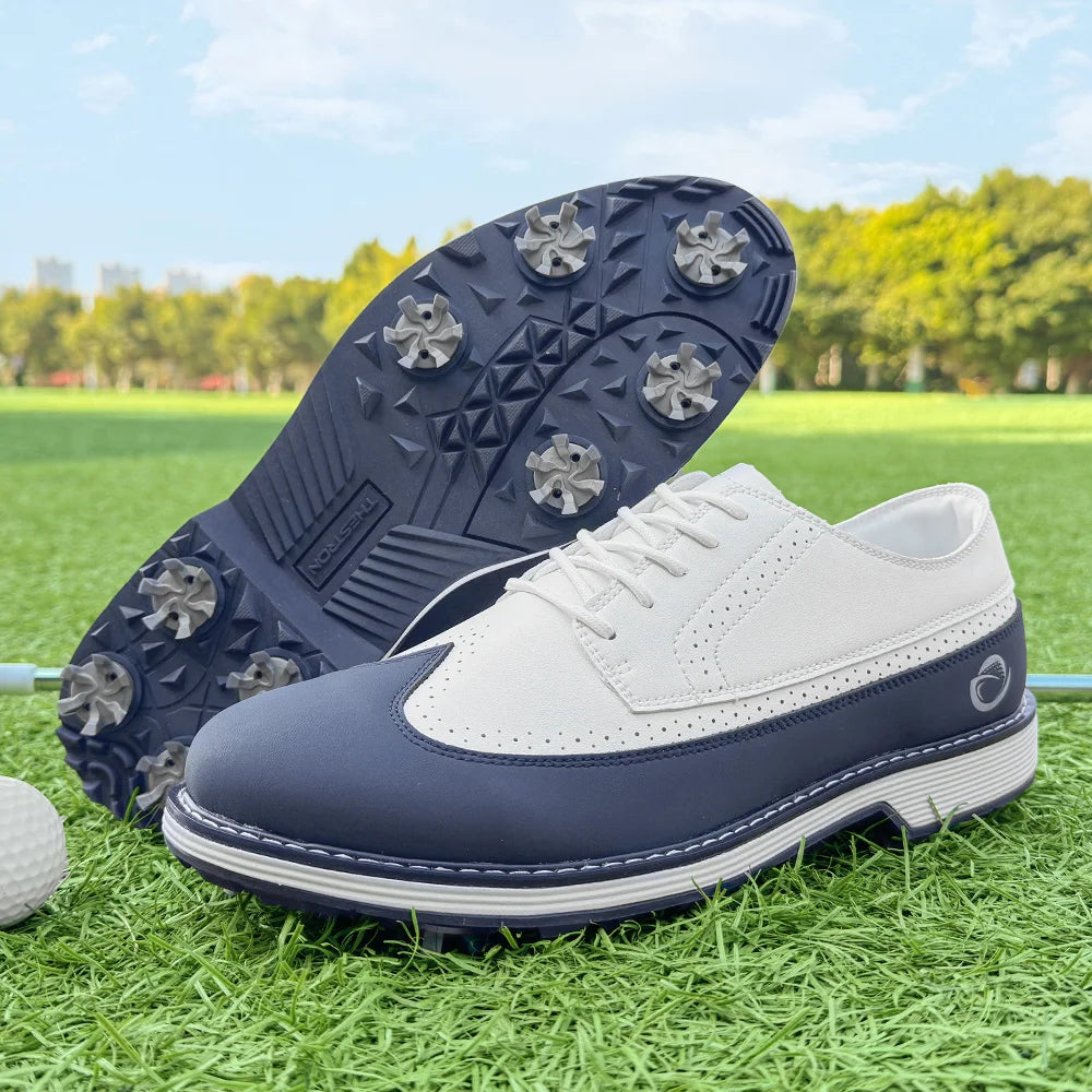 Lenox Golf Shoes Spikes for Men Walking Footwear Comfort