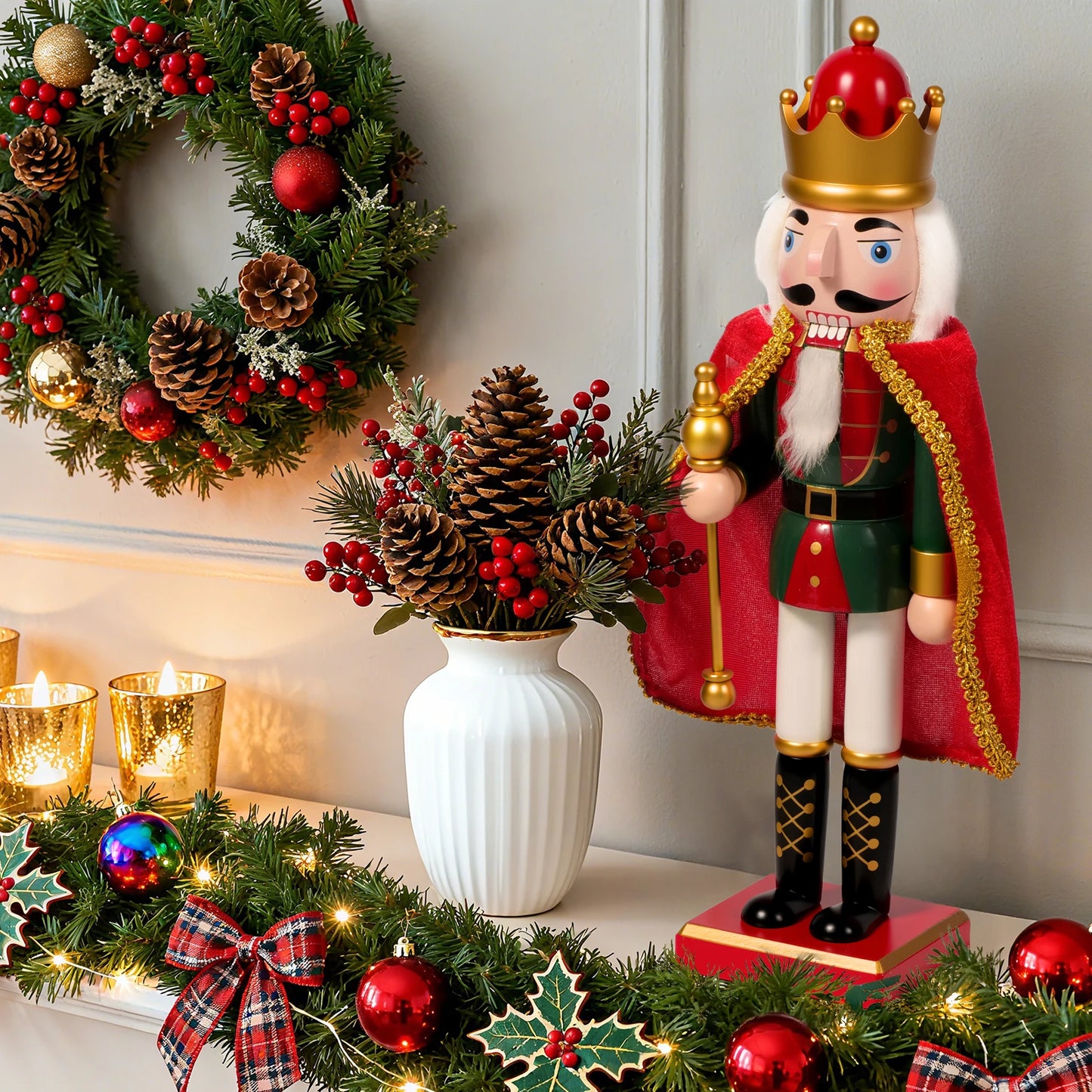 LM1997 Artisan Nutcracker Puppet Wooden Soldier Ornament