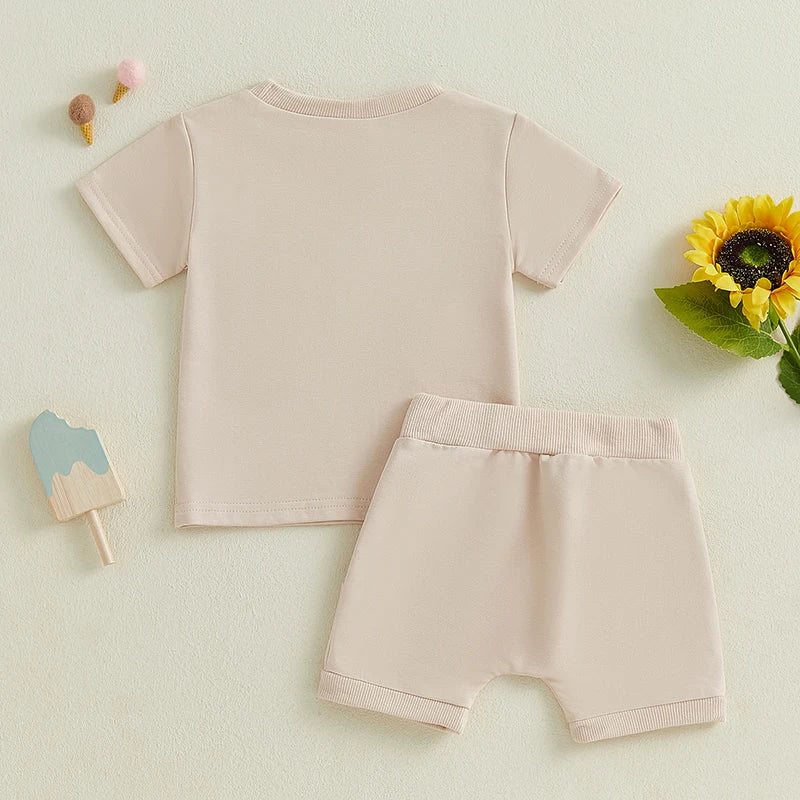 Guangdong CN Adorable Toddler Girls Summer 2 Piece Set