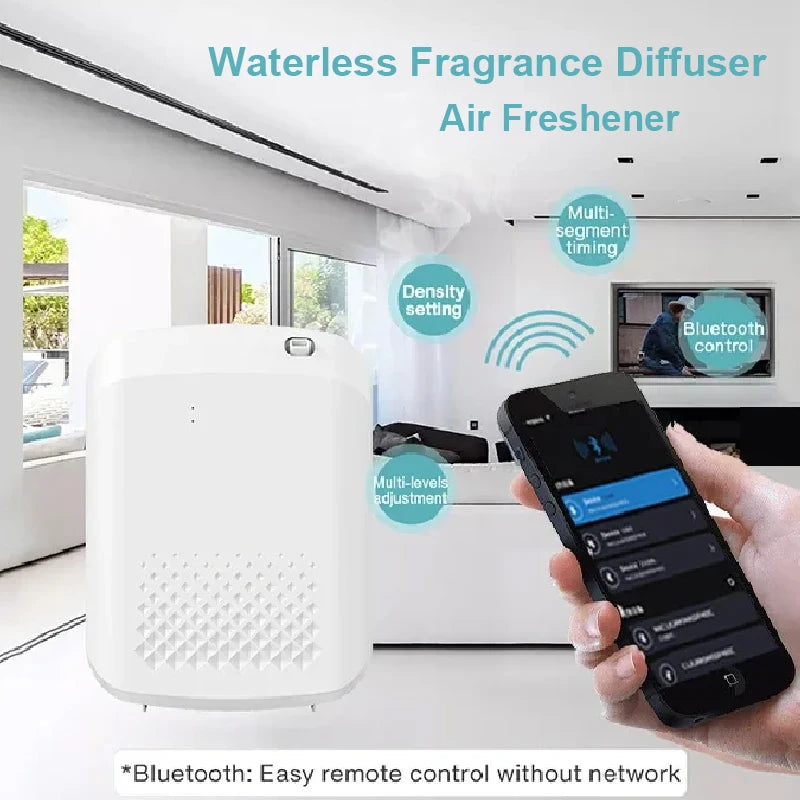 NAMSTE Fragrance Diffuser Bluetooth Control Aromatic Oil Diffuser Electric Home Air Freshener Machine Wall Hanging Free Shipping