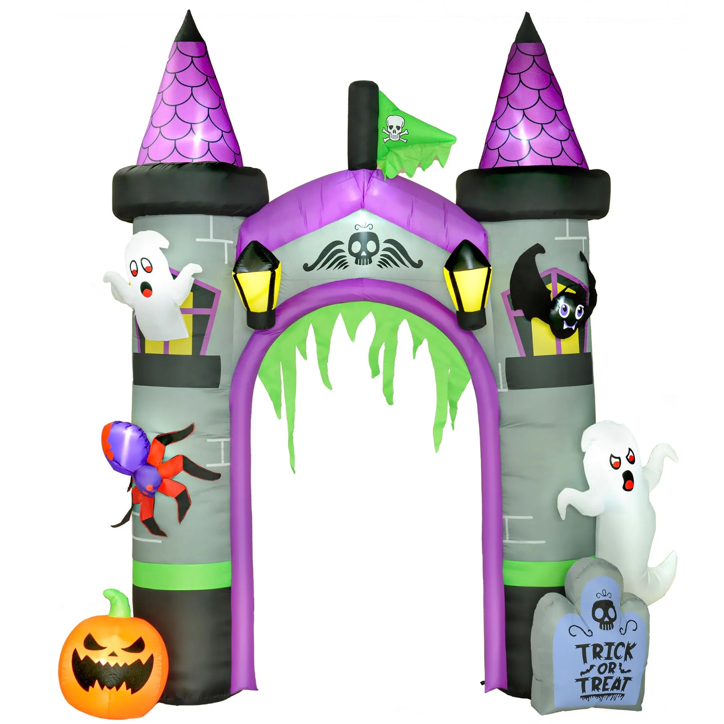 12ft Halloween Inflatable Archway Outdoor LED Display