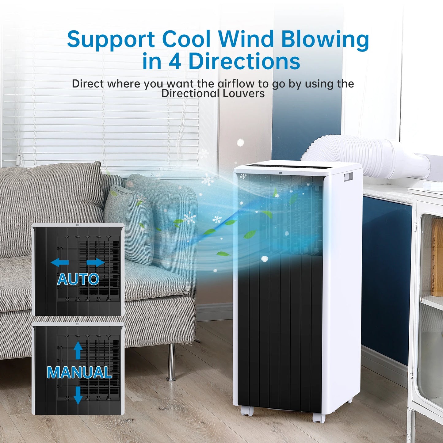 Acekool Portable Air Conditioner With Remote Timer Three In One