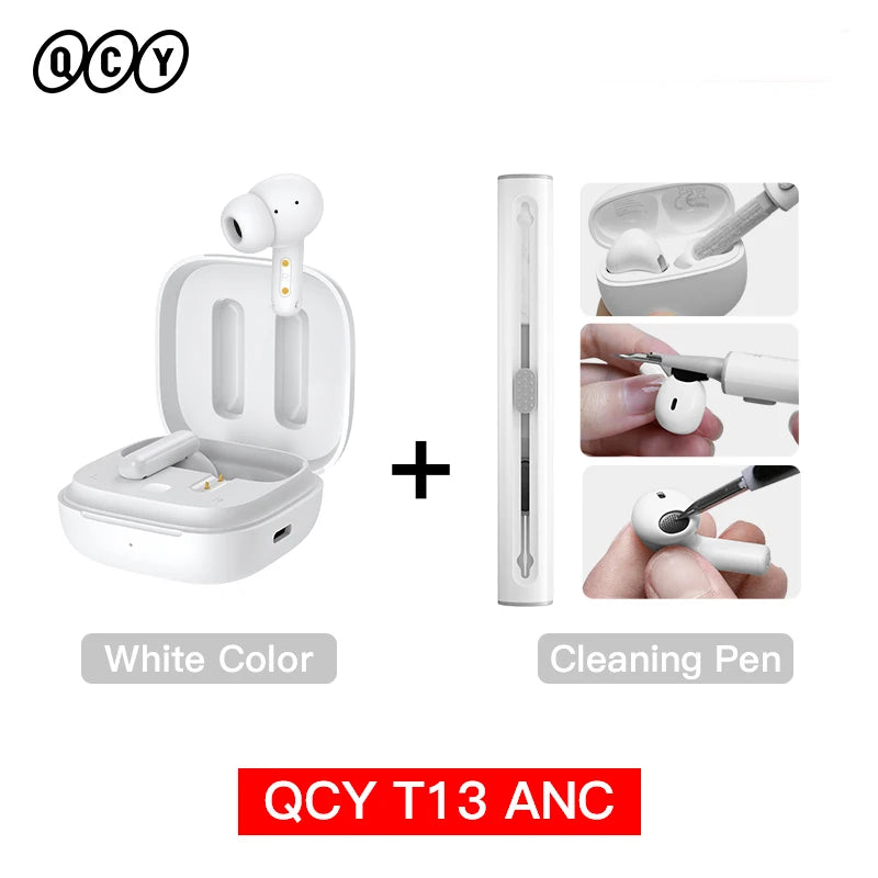 QCY T13 ANC Wireless Earbuds With Active Noise Cancellation