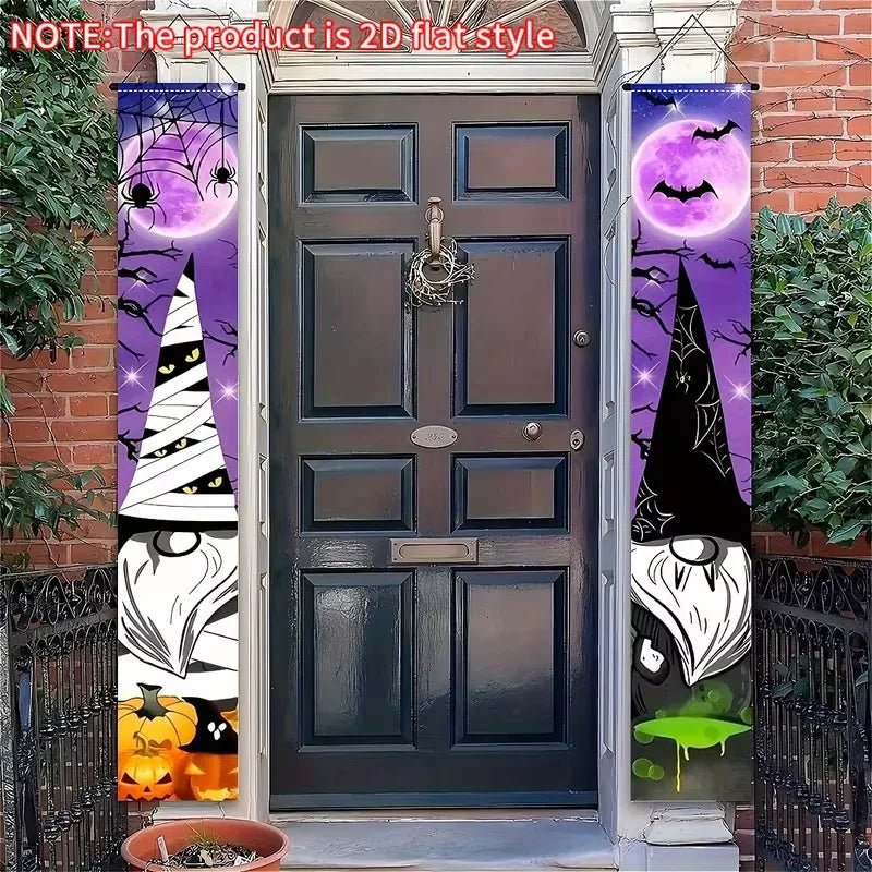 New Halloween Couplets, Ghost Festival Banners, Outdoor Courtyard Festive Event Party Atmosphere Background Decorations