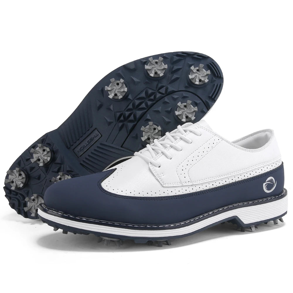 Lenox Golf Shoes Spikes for Men Walking Footwear Comfort