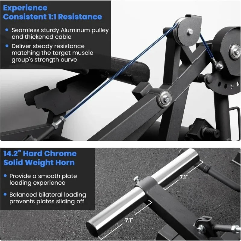 Discount Innovative design   Leg Extension and Curl Machine V4.0, 1100lbs Capacity Adjustable Seated Leg Extension, Lying Leg Cu