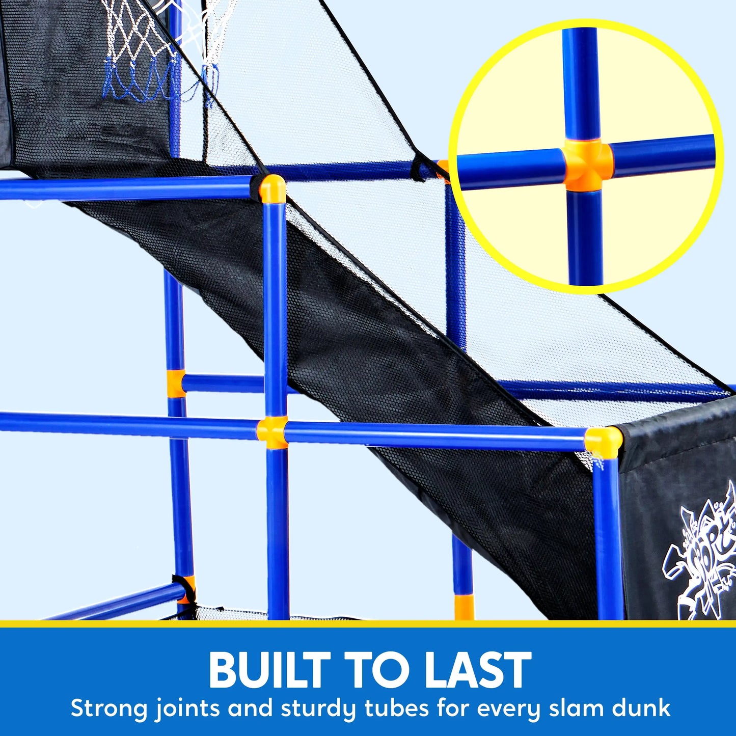 Joyfy LED Scoring Arcade Basketball Game with Adjustable Height Stand