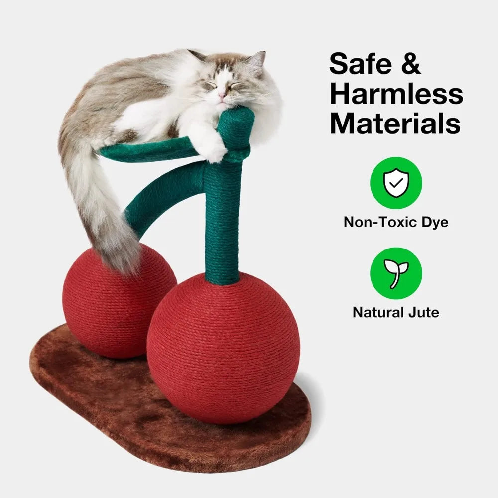 Cat Scratcher With Hammock Castle Interactive Sisal Rope Tree