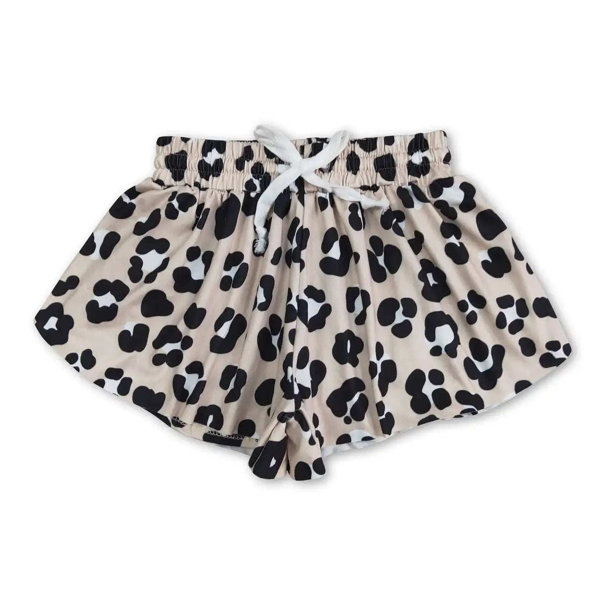 Sibling Baby Girls Colorful Bows Leopard Skorts Ruffle Summer Shorts Bottoms