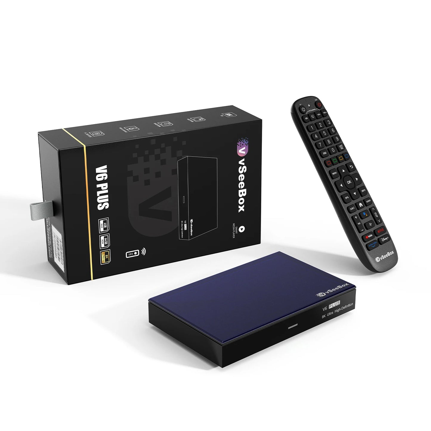 2026 vSeeBox V6 Plus New Box 8K HD Voice Control