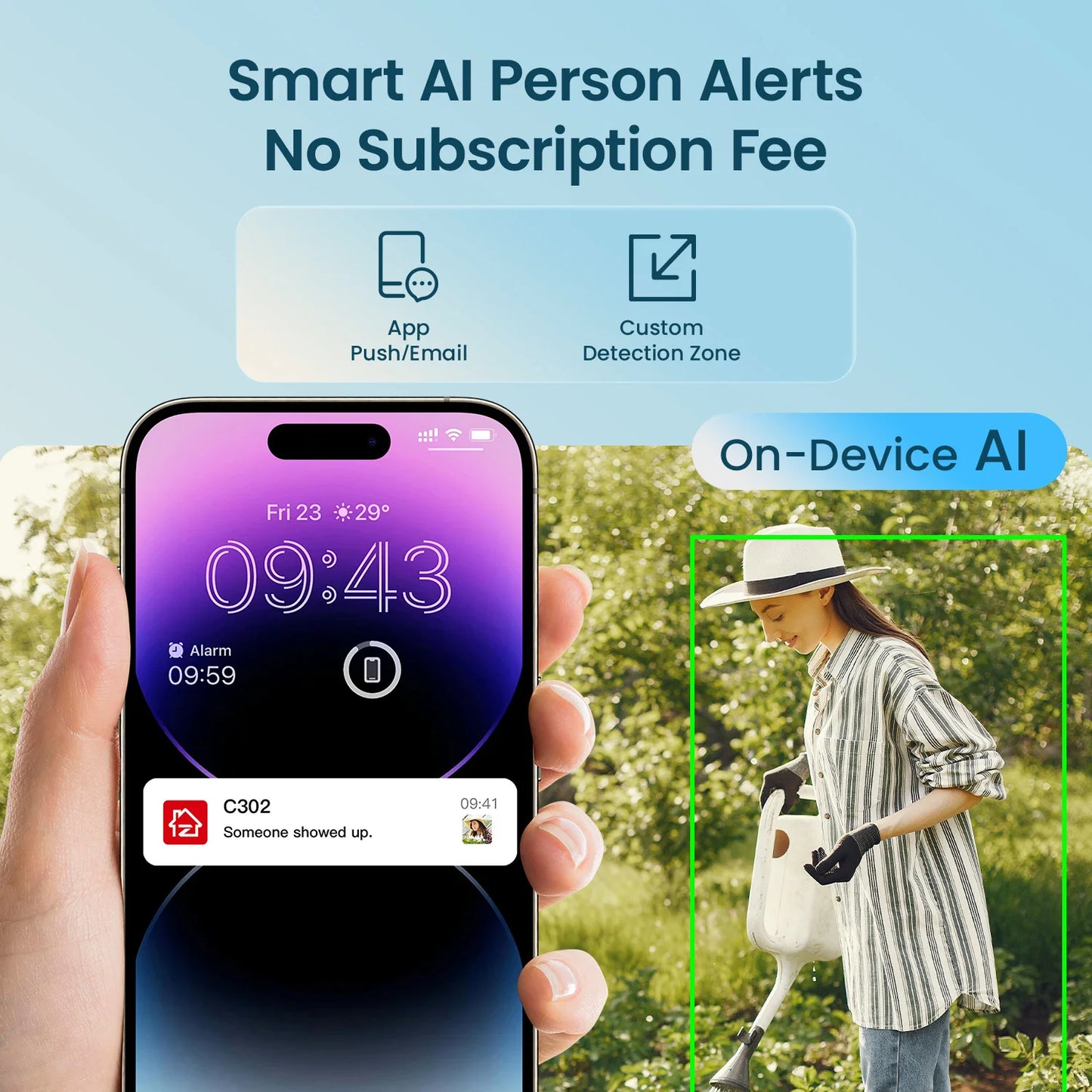 ZOSI 8 Channel 2K WiFi 6 Indoor Outdoor Security System